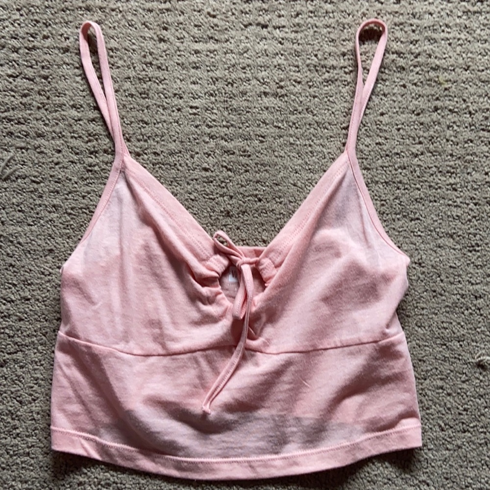 Pink tank top